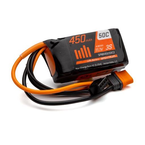 450mAh 3S 11.1V 50C LiPo Battery; IC2 - SPMX4503SIC2