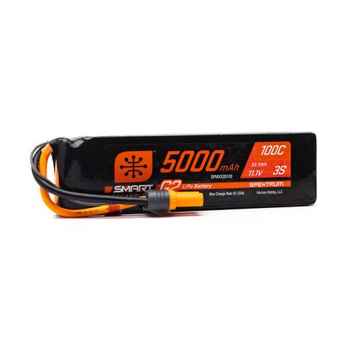 5000mAh 3S 11.1V Smart G2 Soft Case LiPo 100C IC5