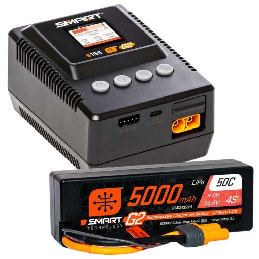 Smart Powerstage: 5000mAh 4S LiPo & S155 Charger