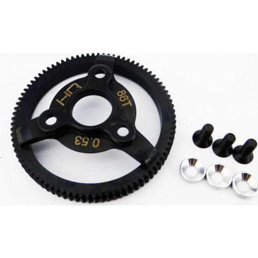 Hardened Steel Spur Gear (86t 48p)(Silver):Traxxas