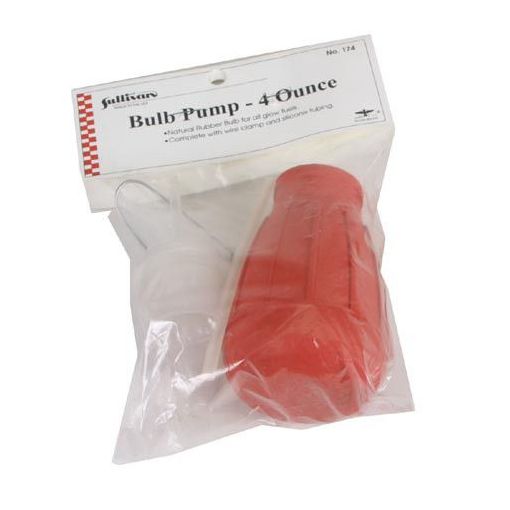 Glow Fuel Bulb Pump, Red, 4oz