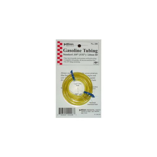 Gas Tubing, 3', Medium, 3/32", Yellow