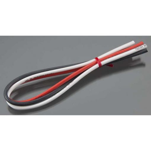 12 AWG Silicon Power Wire 12 Inch Red/Black/White (3)