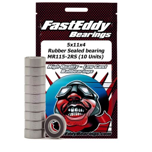 Bearing 5x11x4 - Rubber Sealed Bearing (2)