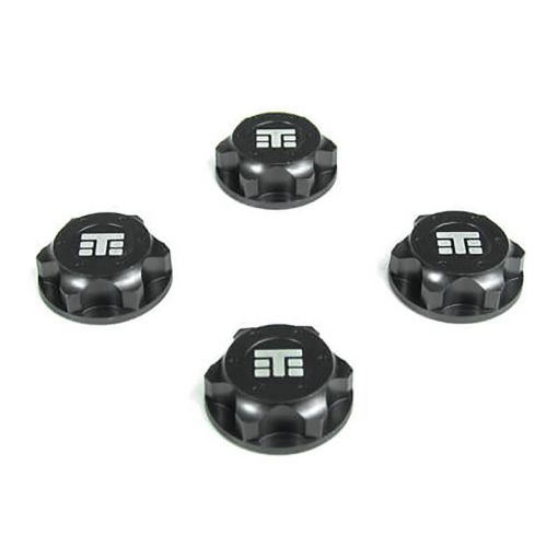 Wheel Nuts 17mm M12x1.0, T Logo Serrated, 4pc