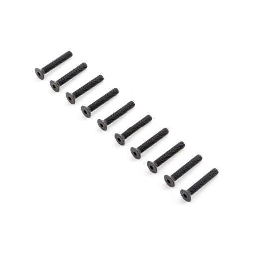 Flat Head Screws, M5x30mm (10) - TLR255030