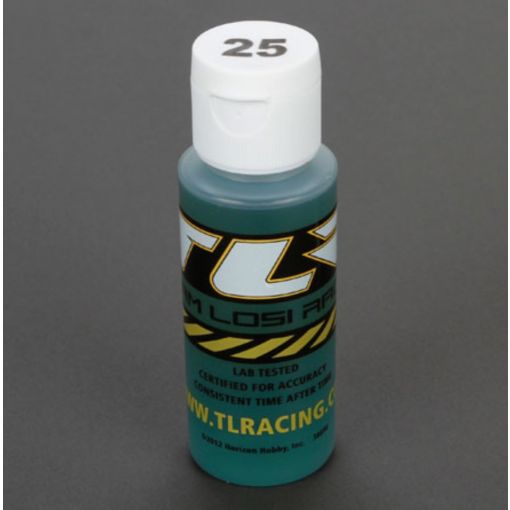 Silicone Shock Oil, 25wt, 2 oz - TLR74004