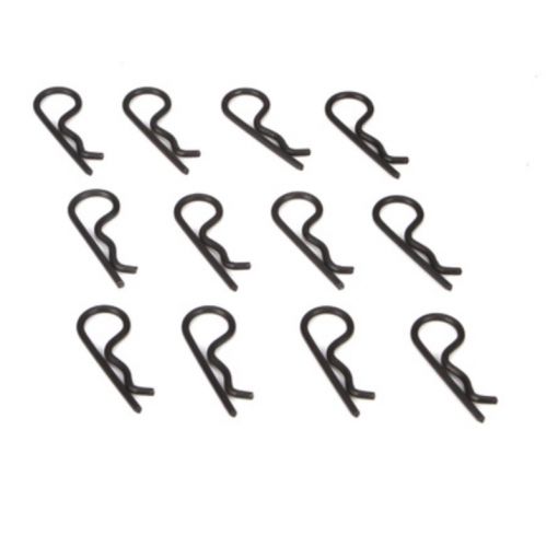 Body Clips, Black (12): 22