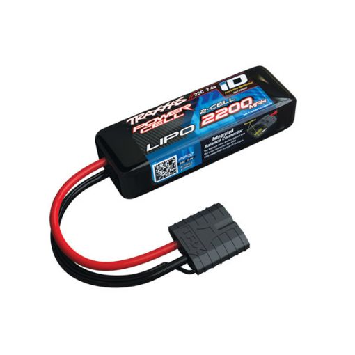 2200mAh 2S 7.4V 25C LiPo iD Connector Soft Case - TRA2820X