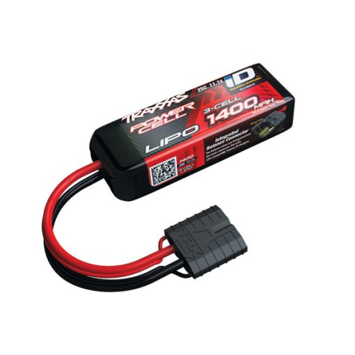 1400mAh 3S 11.1V 25C LiPo iD Connector Soft Case - TRA2823X