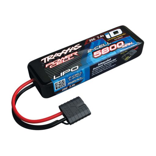 5800mAh 2S 7.4V 25C LiPo ID Connector Soft Case