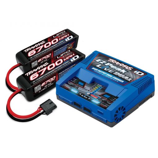 Traxxas EZ-Peak Dual Live 4S Completer Pack with 2 6400mAh LiPos - TRA2997