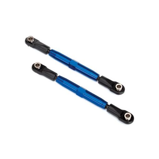 Traxxas Camber links, front (TUBES blue-anodized, 7075-T6 aluminum, stronger than titanium) (83mm) (2)/ rod ends, rear (4)/ rod ends, front (4)/ aluminum wrench (1) - TRA3643X