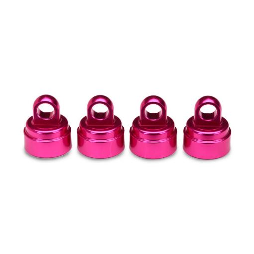 Traxxas Aluminum Ultra Shock Cap (Pink) (4)