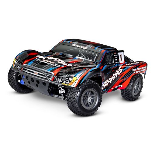 1/10 Slash BL-2s - Red -  4X4 Brushless Electric Short Course Truck RTR - TRA68154-4RED