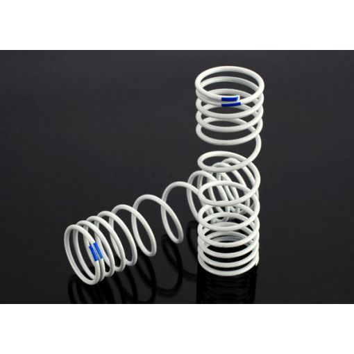 Traxxas Springs, rear (progressive, +20% rate, blue) (2) - TRA6868