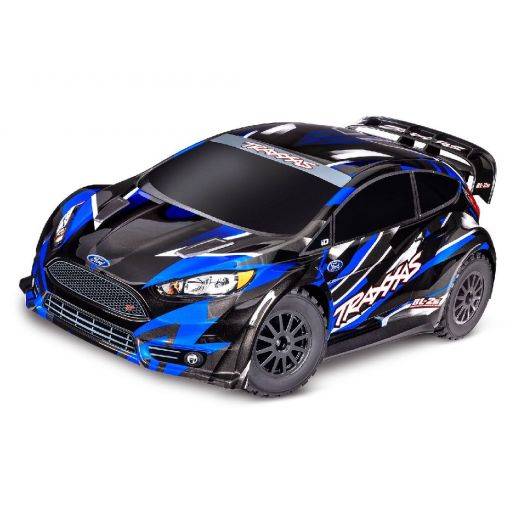 1/10 Fiesta ST Rally BL-2s - Blue - Brushless AWD Rally Car RTR - TRA74154-4