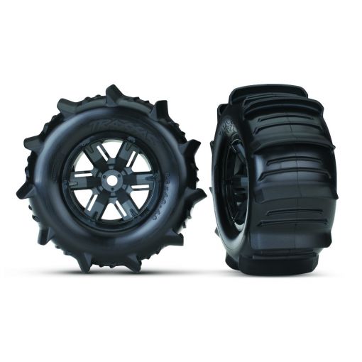 Tires & Wheels, Assembled, X-Maxx Left & Right (2)