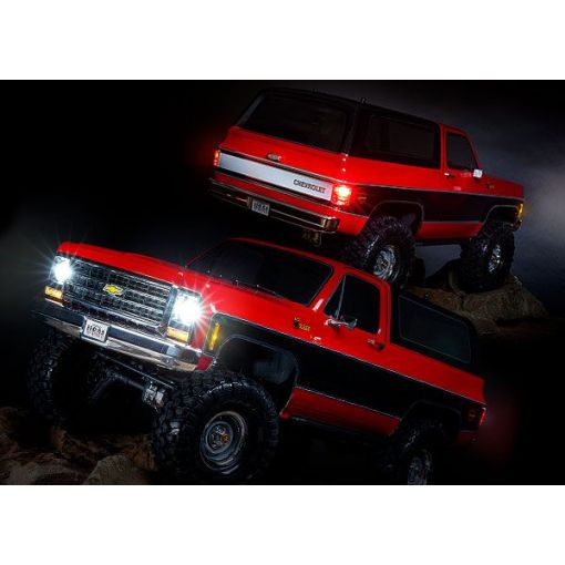 Traxxas Blazer Led light set (contains headlights, tail lights, side marker lights, distribution block (fits #8130 body, requires #8028 power supply) - TRA8039