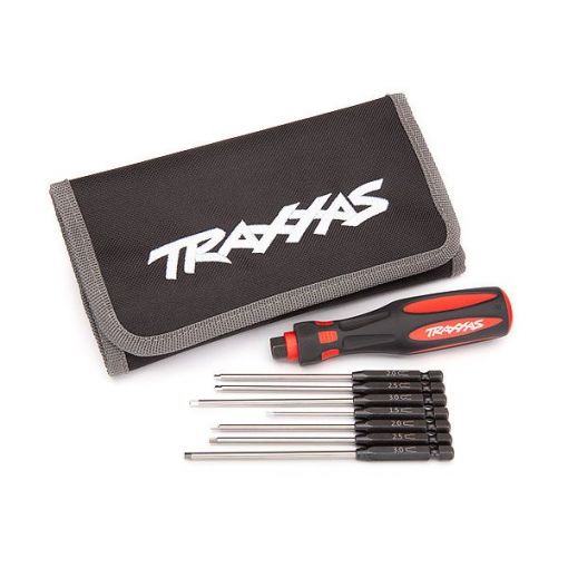 Traxxas Speed Bit Master Set, hex driver, 7-piece straight and ball end