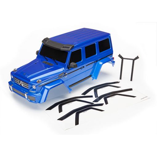 Traxxas Body, Mercedes-Benz G-500 4x4, complete (blue)