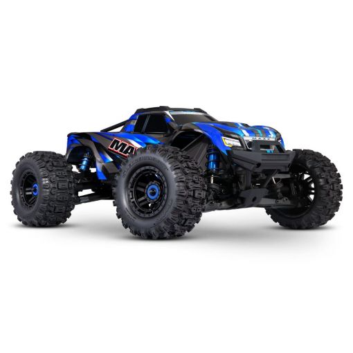 1/10 Maxx 4S V2 Blue - 4WD Brushless Monster Truck w/ WideMaxx Kit
