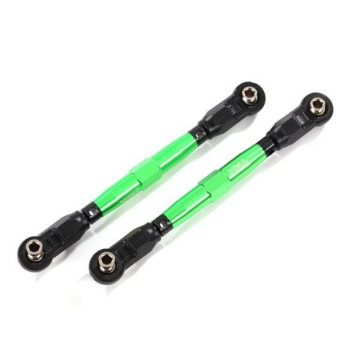 Toe links, front (TUBES green-anodized) - (2)