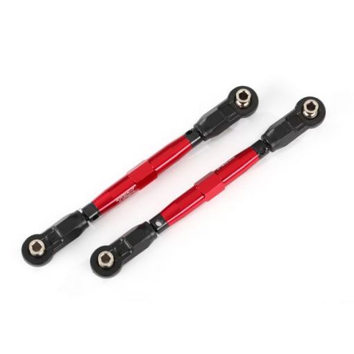 Toe links, front (TUBES red-anodized) - (2) - TRA8948R
