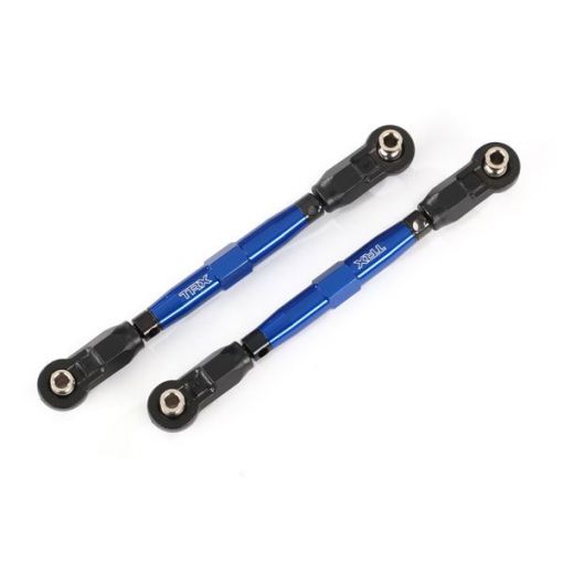 Toe links, front (TUBES blue-anodized) - (2)