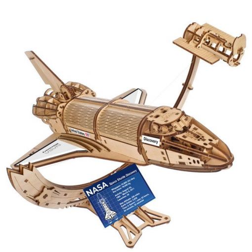 UGears NASA Space Shuttle Discovery - 315 Pieces (Medium) - UGR70227