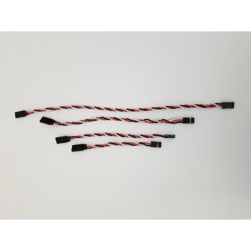 20AWG Ultra HD Extentions x 200mm with JR type connectors
