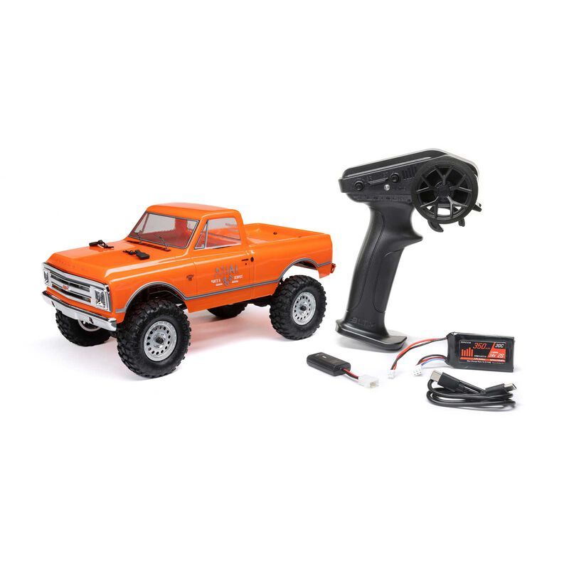 1/24 SCX24 1967 Chevrolet C10 - Orange - 4WD Truck RTR - AXI00001V2T3