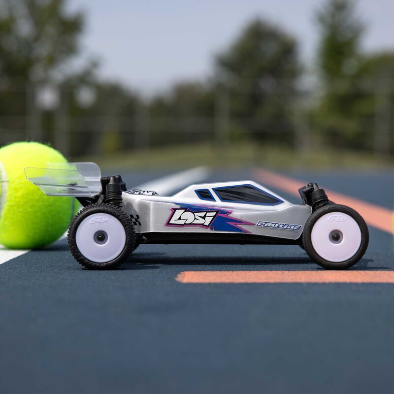 1/24 Micro-B - Silver - 2WD Buggy RTR - LOS00007T2