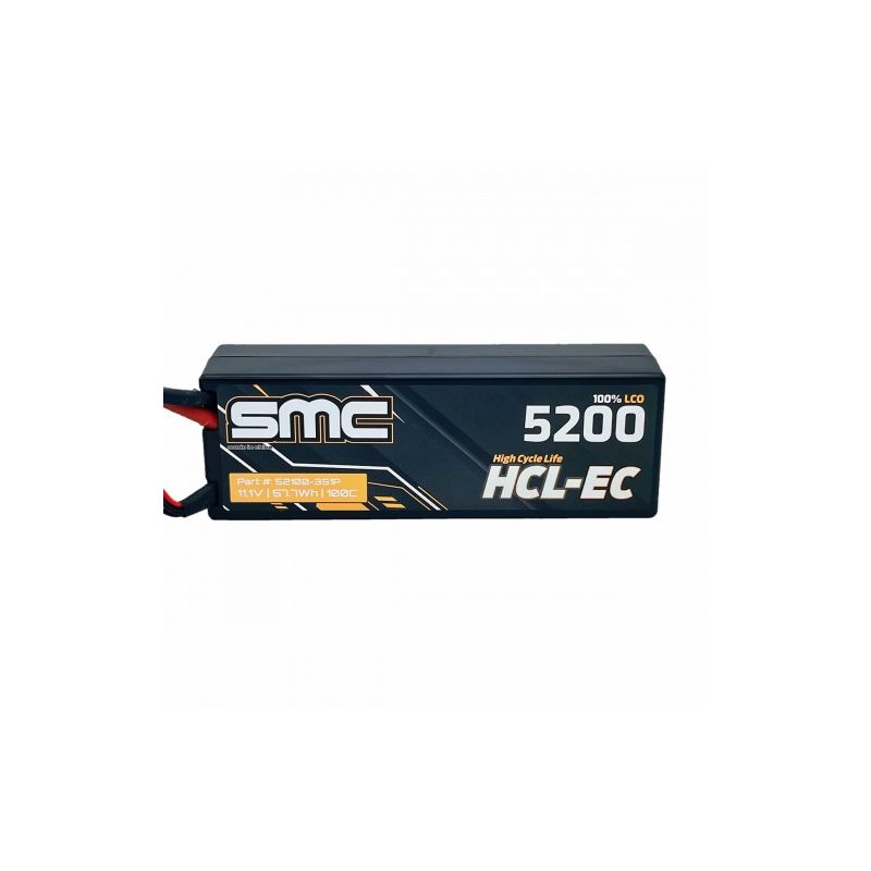 3S 5200mAH 100C Lipo HCL-EC 11.1V Hardcase - 52100-3S1P-SC5