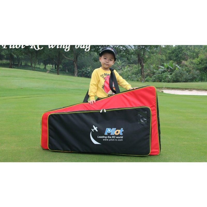 Wing bag for 060cc - Aerobatic plane / Dolphin 78/86 Jet / 2,2M Predator - Red/Black