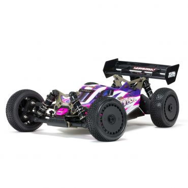 1/8 TLR Tuned TYPHON 4WD Roller Buggy, Pink/Purple - ARA8306