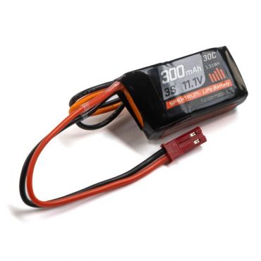 300mAh 3S 11.1V 30C LiPo Battery; JST Connector - SPMX3003SJ30