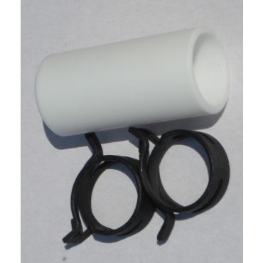 Teflon Coupler Set (25mm ID x 60mm) and (2) clamps