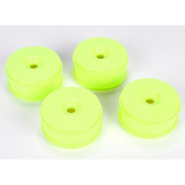 1/8 Buggy Dish Wheel, Yellow (4): 8IGHT Buggy 3.0